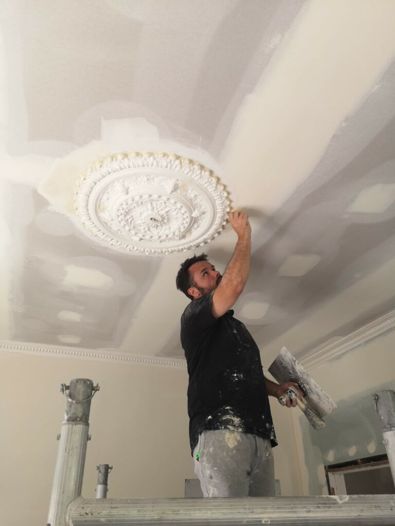 Ceiling rose finishing